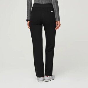 Figs Women's High Waisted Livingston Basic Scrub Pants Black | XS